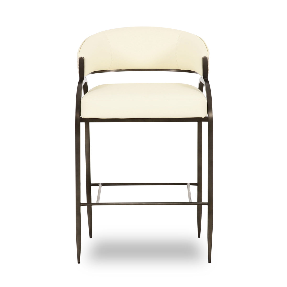 Tatum - Vegan Leather 2-Tone Counter Stool