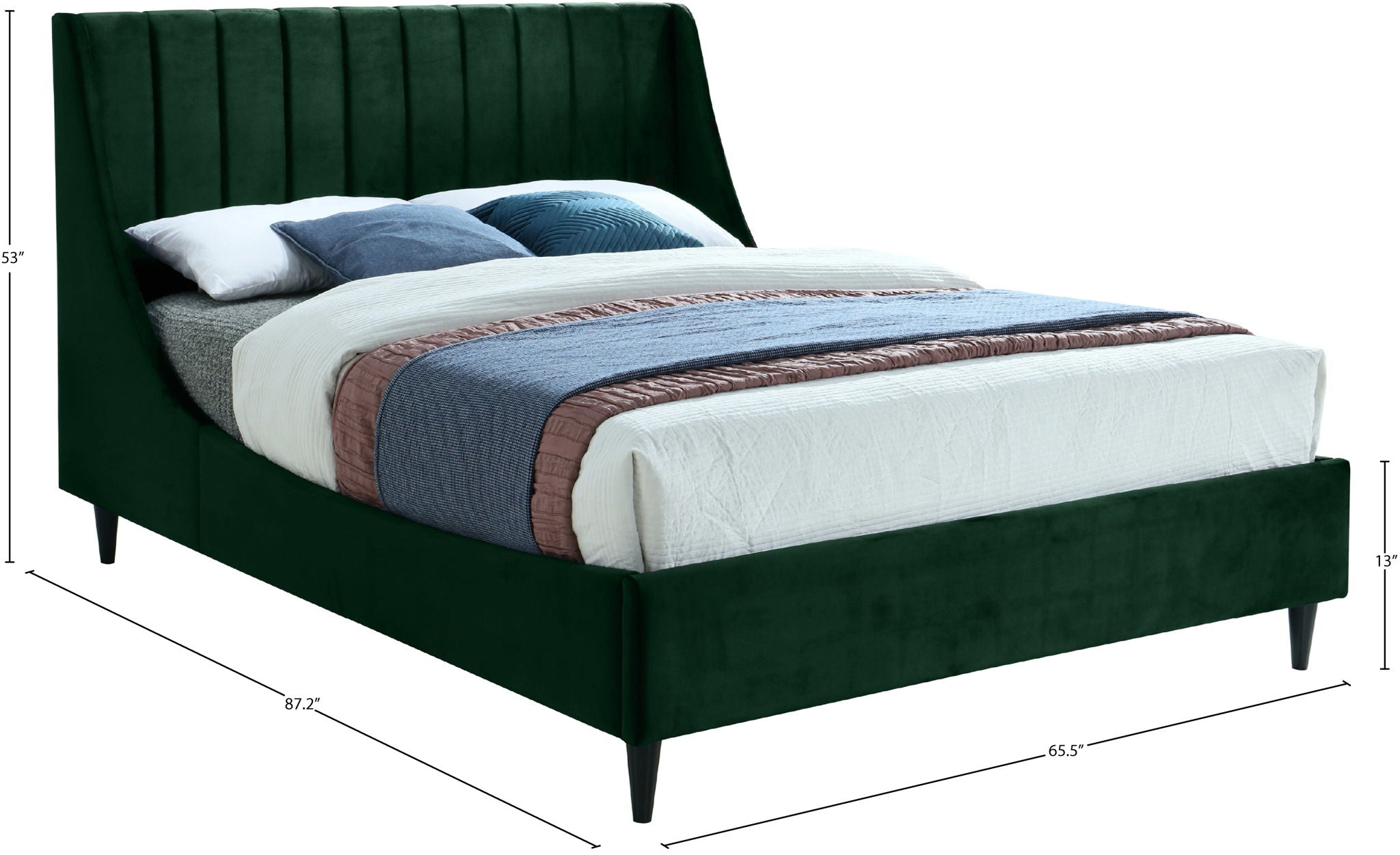 Eva - Velvet Bed