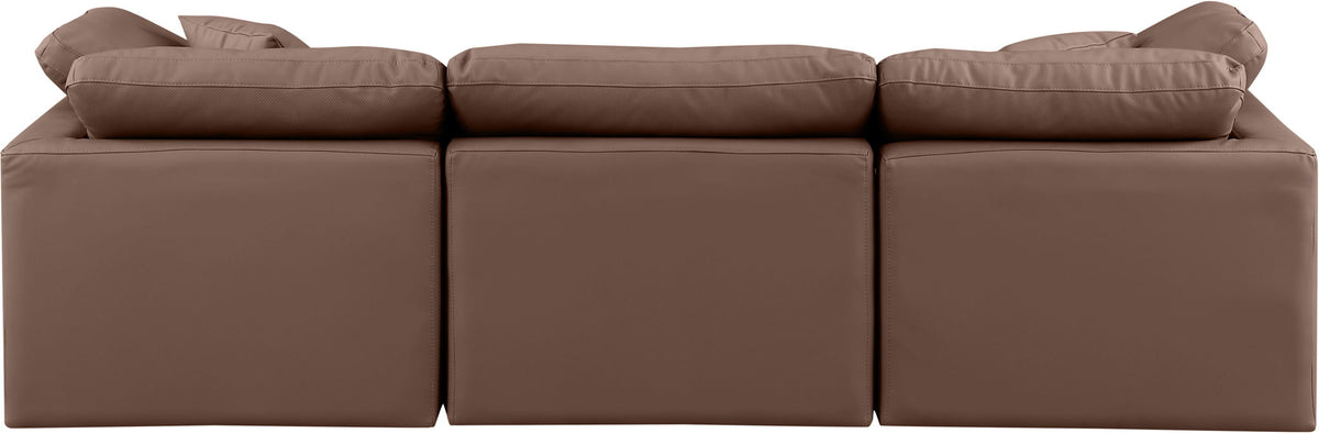 Indulge - Faux Leather 3 Seat Modular Sofa