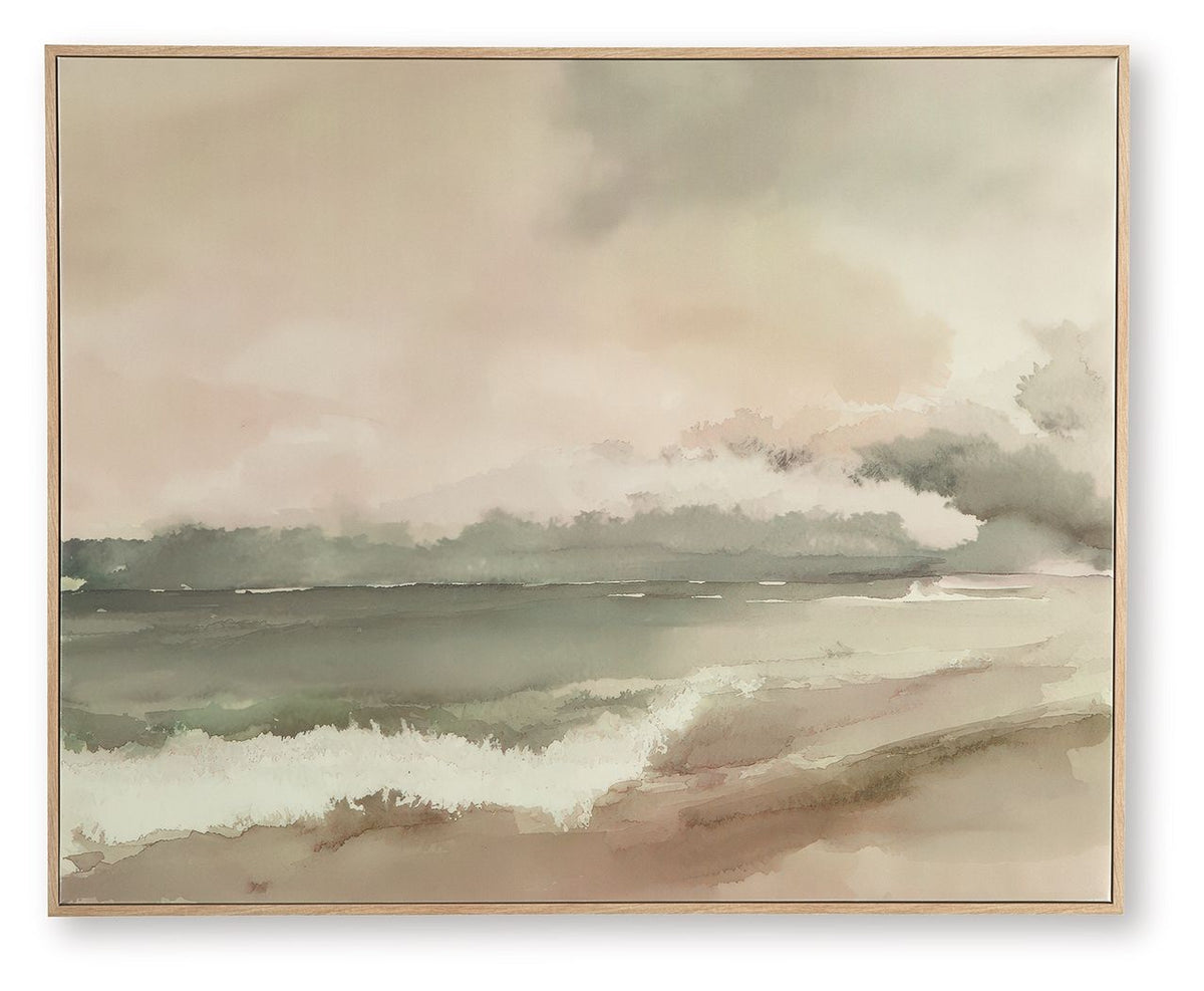 Vallus - Wall Art - Blush / Green / Gray