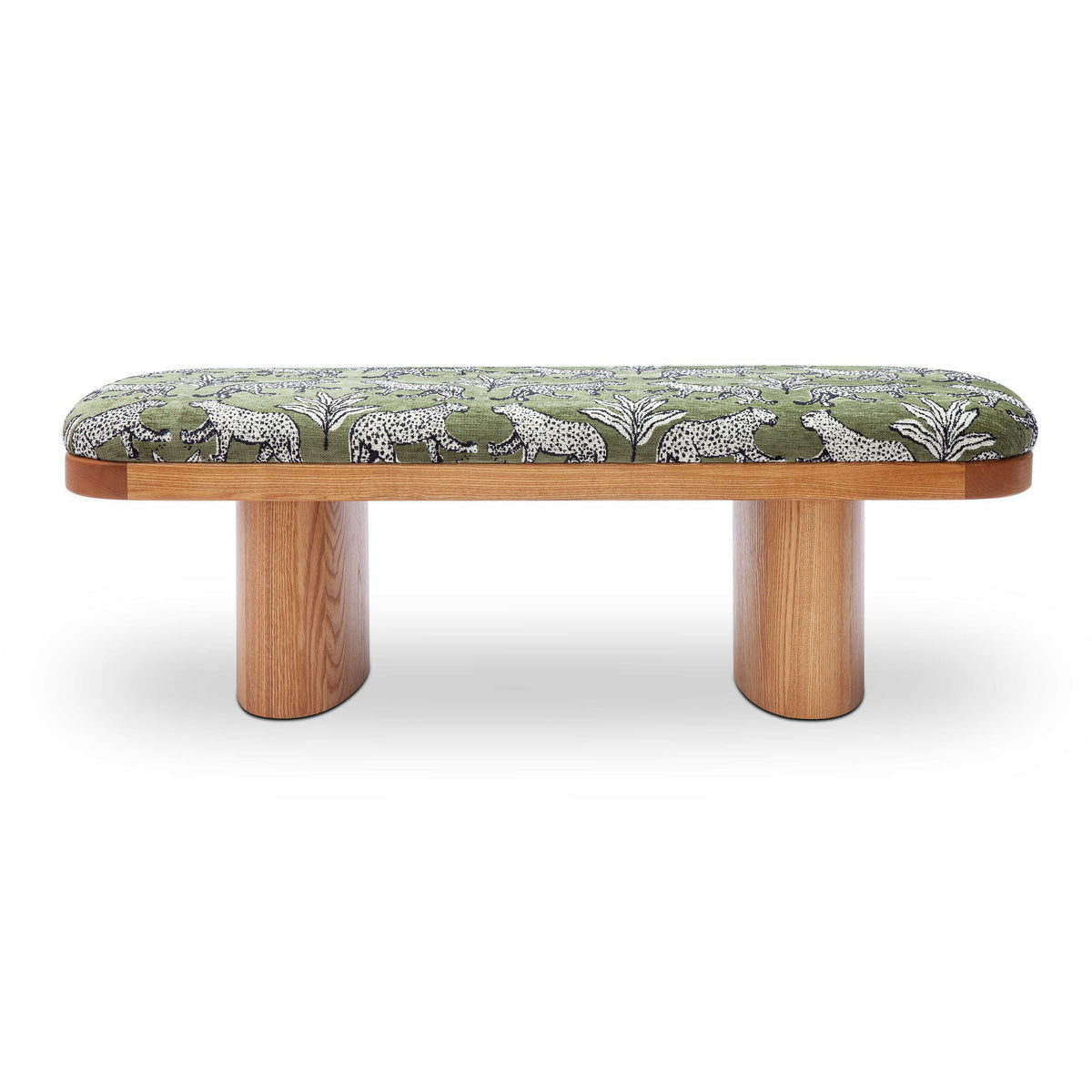 Ollie - Leopard Jacquard Bench