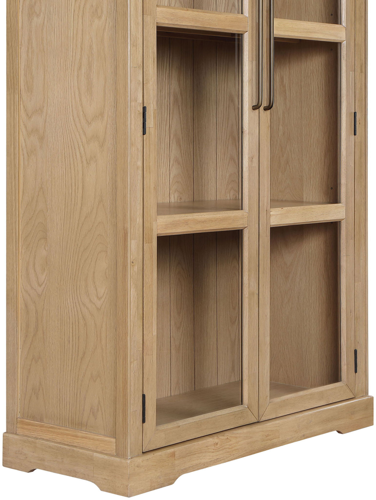 Corva - Solid Wood, Oak Veneer And Stainless Steel Storage Cabinet