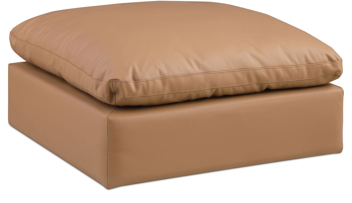 Comfy - Faux Leather Ottoman