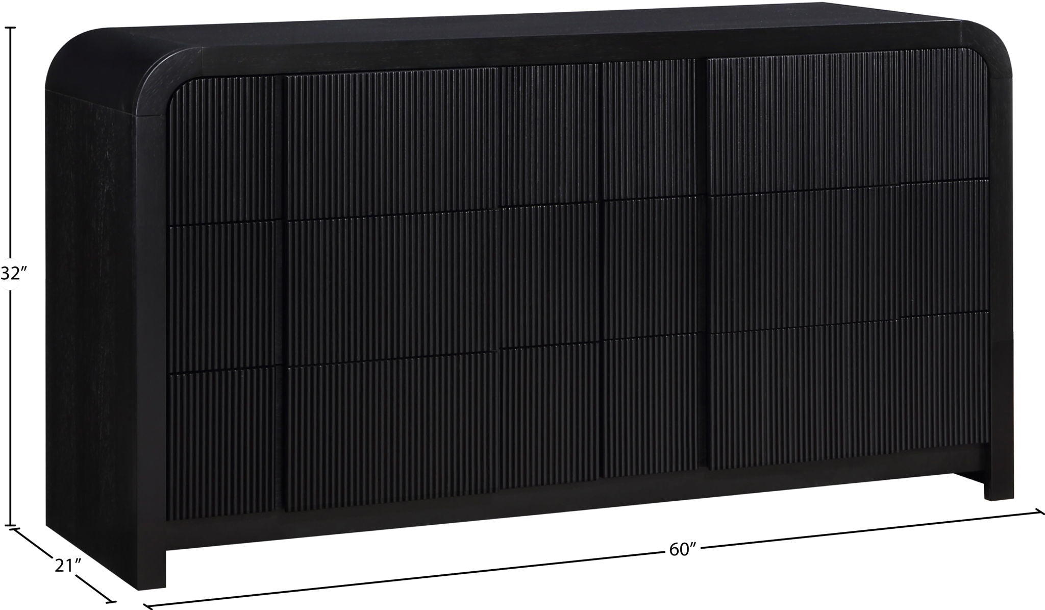 Fluted - Dresser