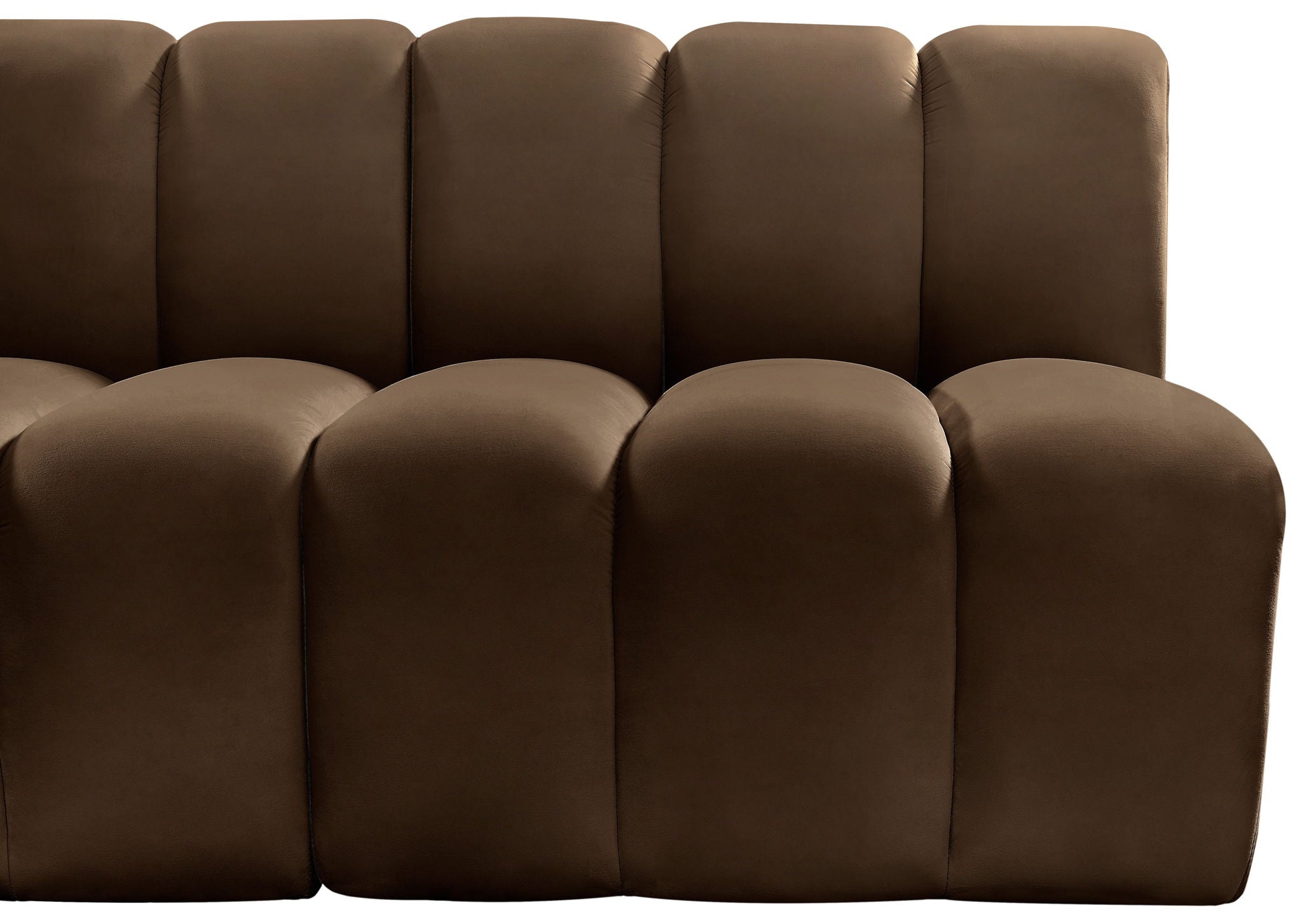 Arc - Velvet 3 Piece Modular Corner Sofa