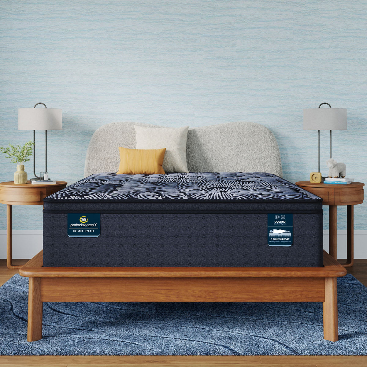 Perfect Sleeper X - 14.25" Lexton Hybrid Medium Pillow Top Mattress
