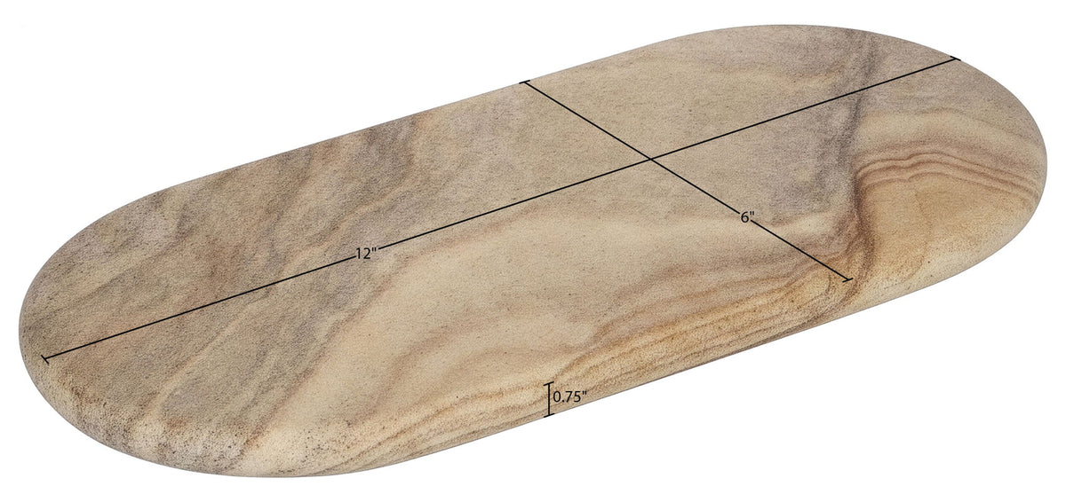 Carrell - Genuine Marble Tray - Sand