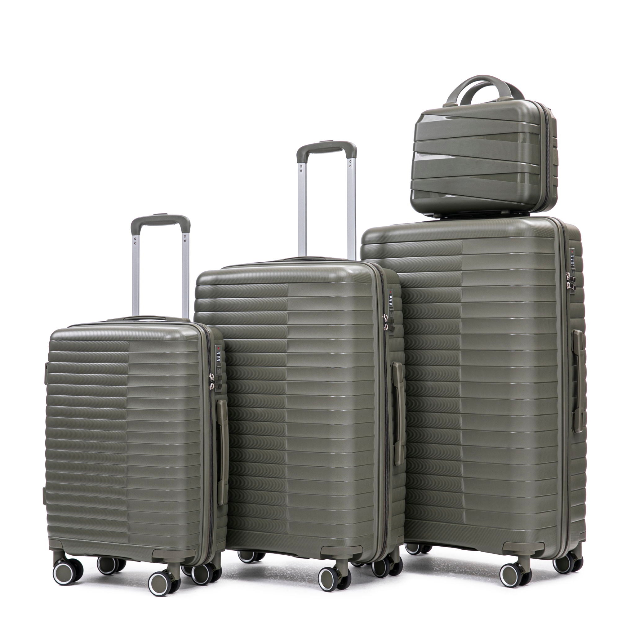 4 Piece Luggage Set, Combination Lock
