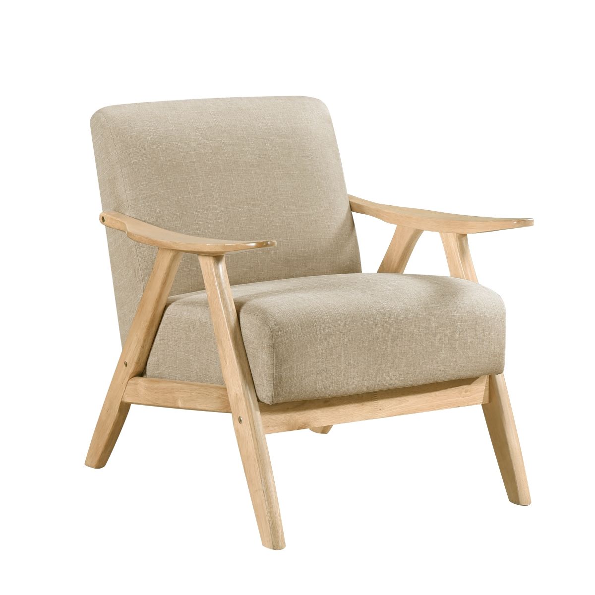 Damala - Accent Chair Light Brown Base