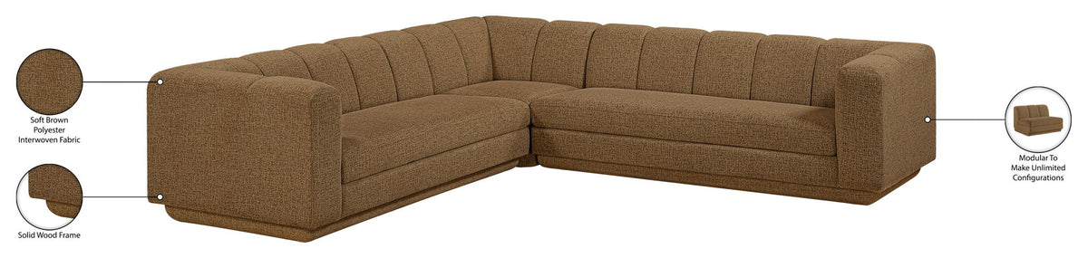 Modari - Sectional - Brown
