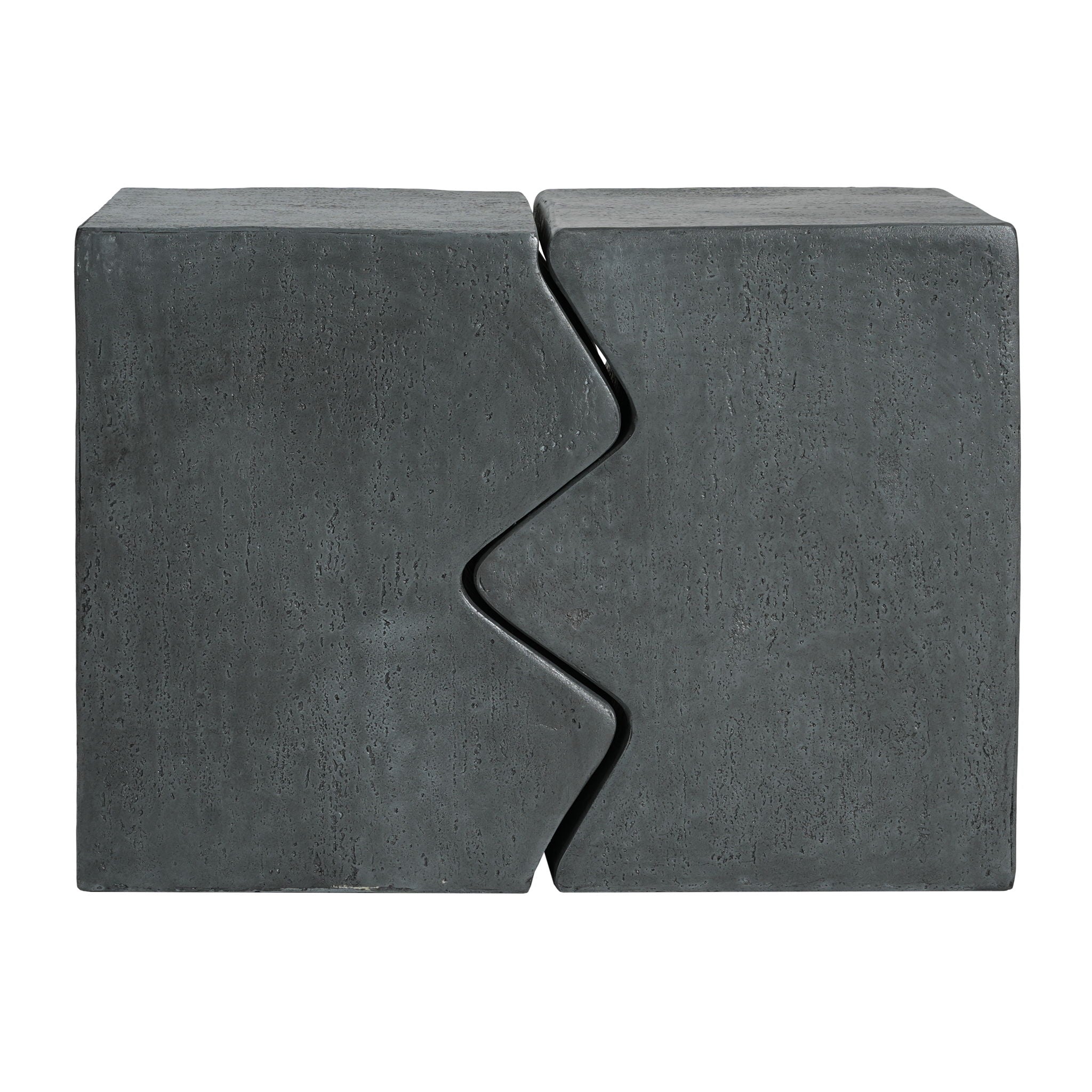 Rectangular Outdoor Indoor Accent Side Table (Set of 2)
