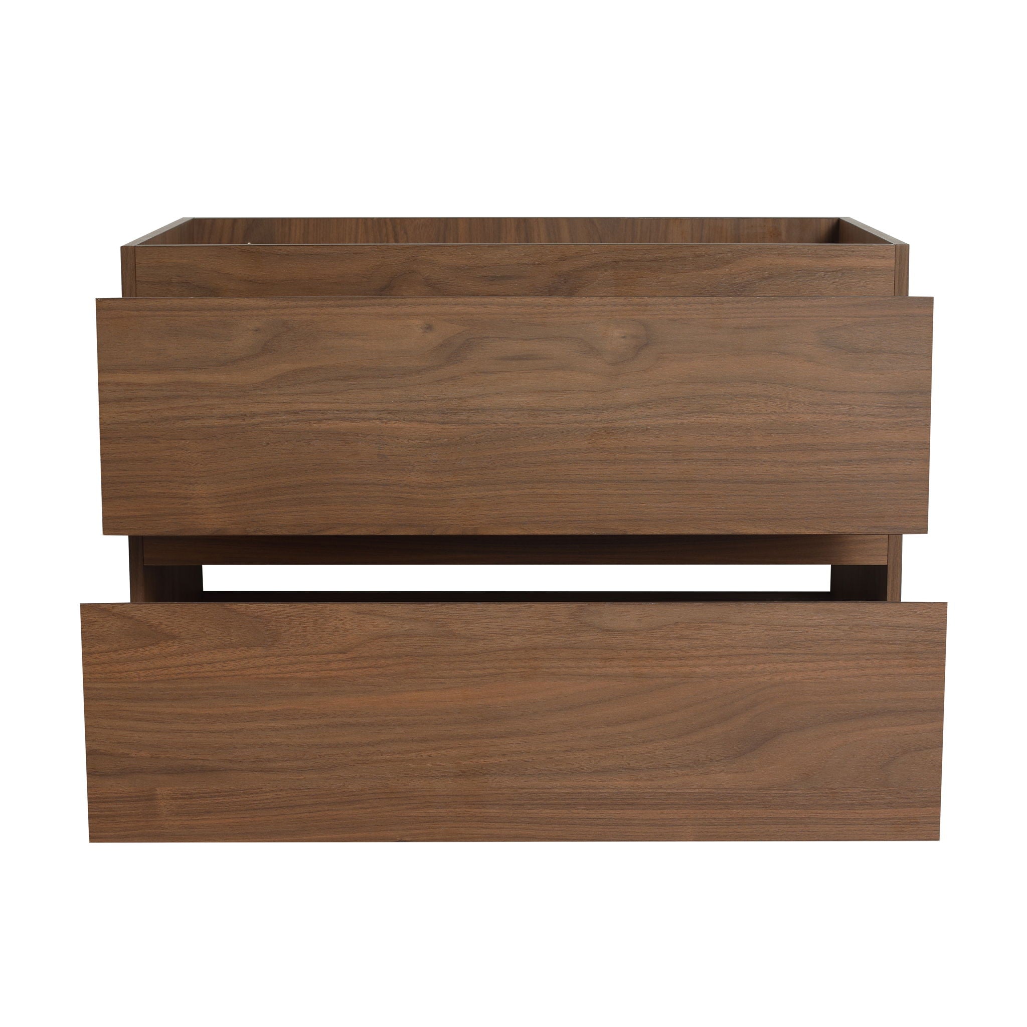 Wall Mounted Bathroom Vanity & Sink, 2 Soft Close Drawers