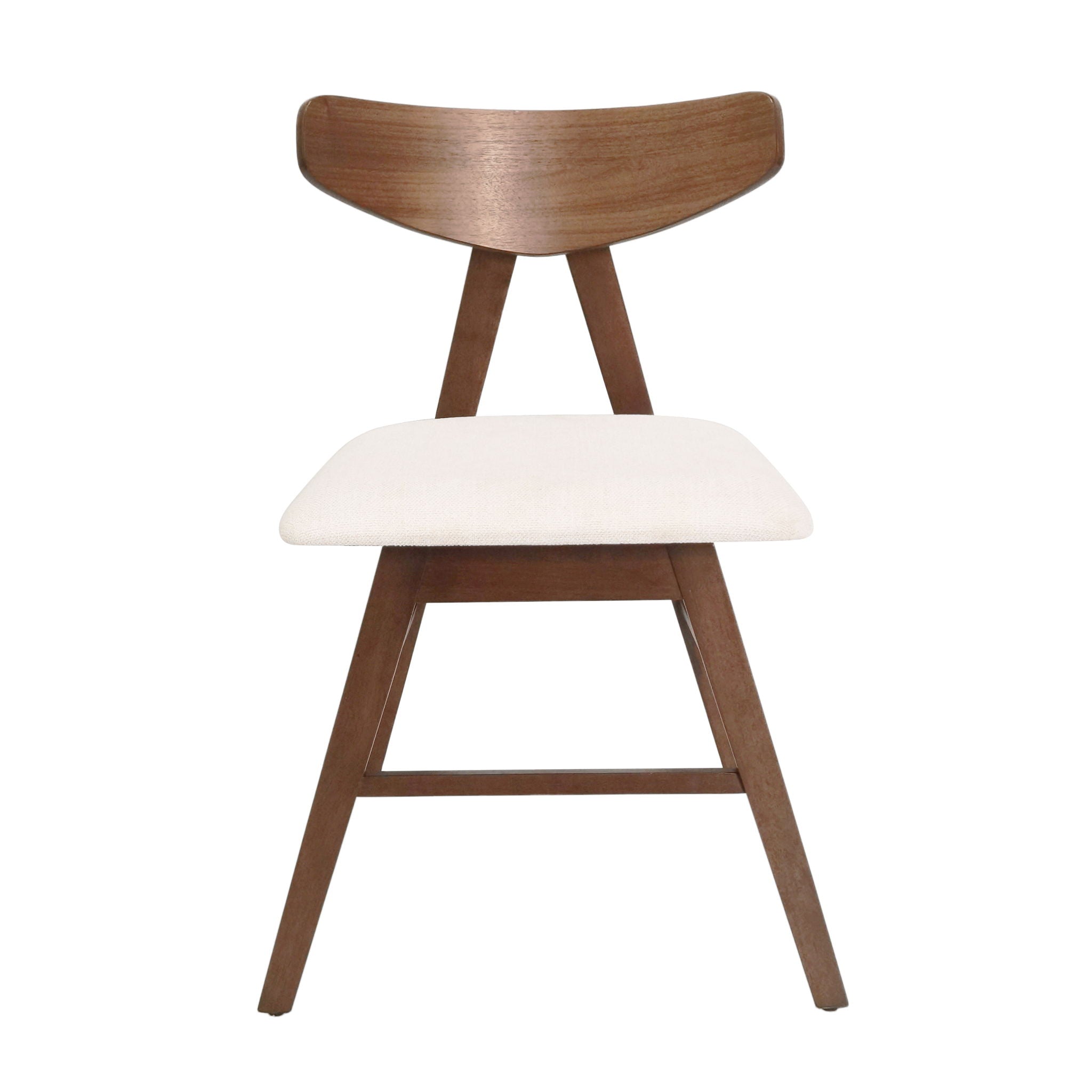 Vida - Dining Chair (Set of 2) With Upholstered Seats - Light Beige