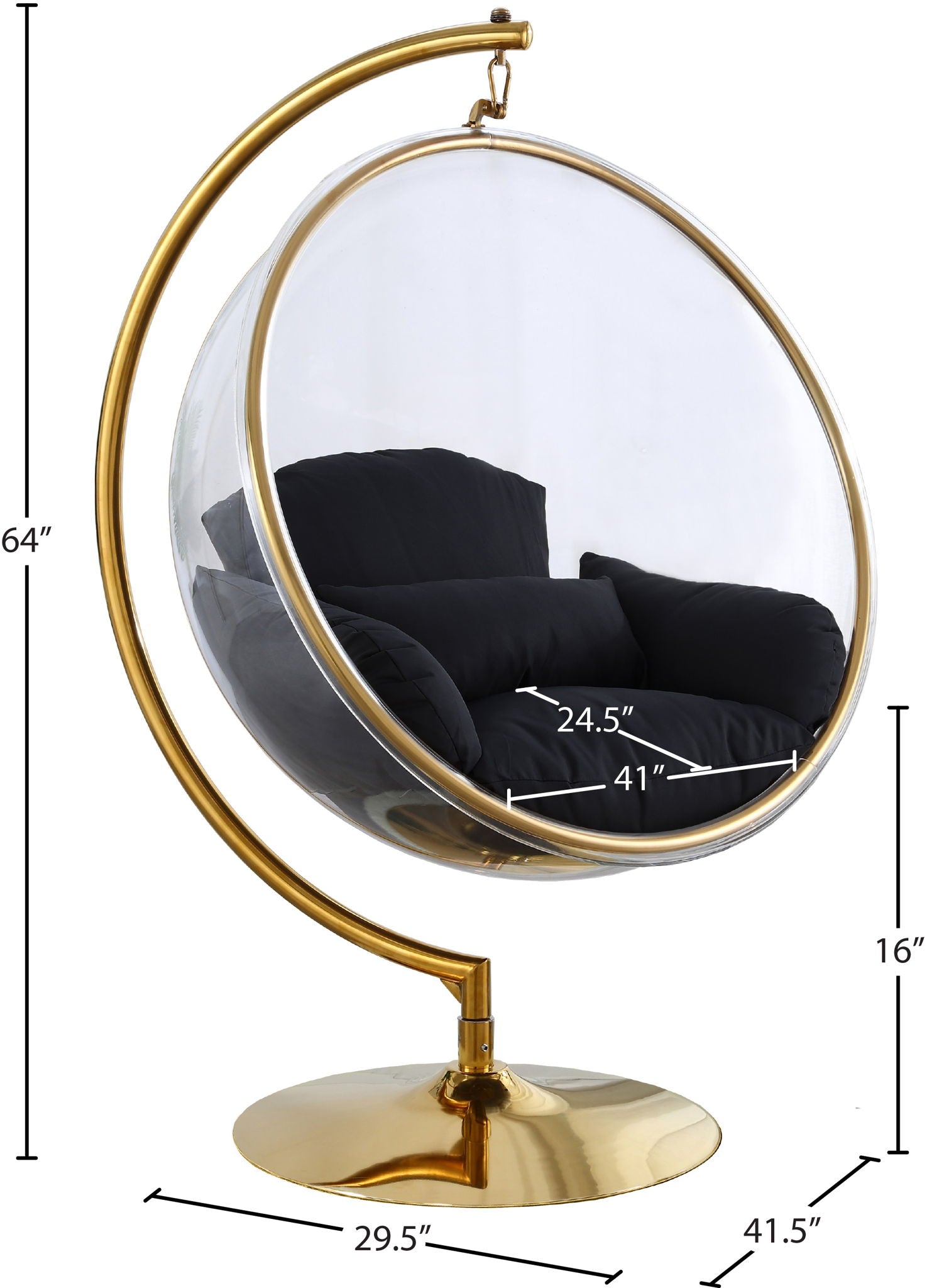 Luna - Swing Bubble Accent Chair