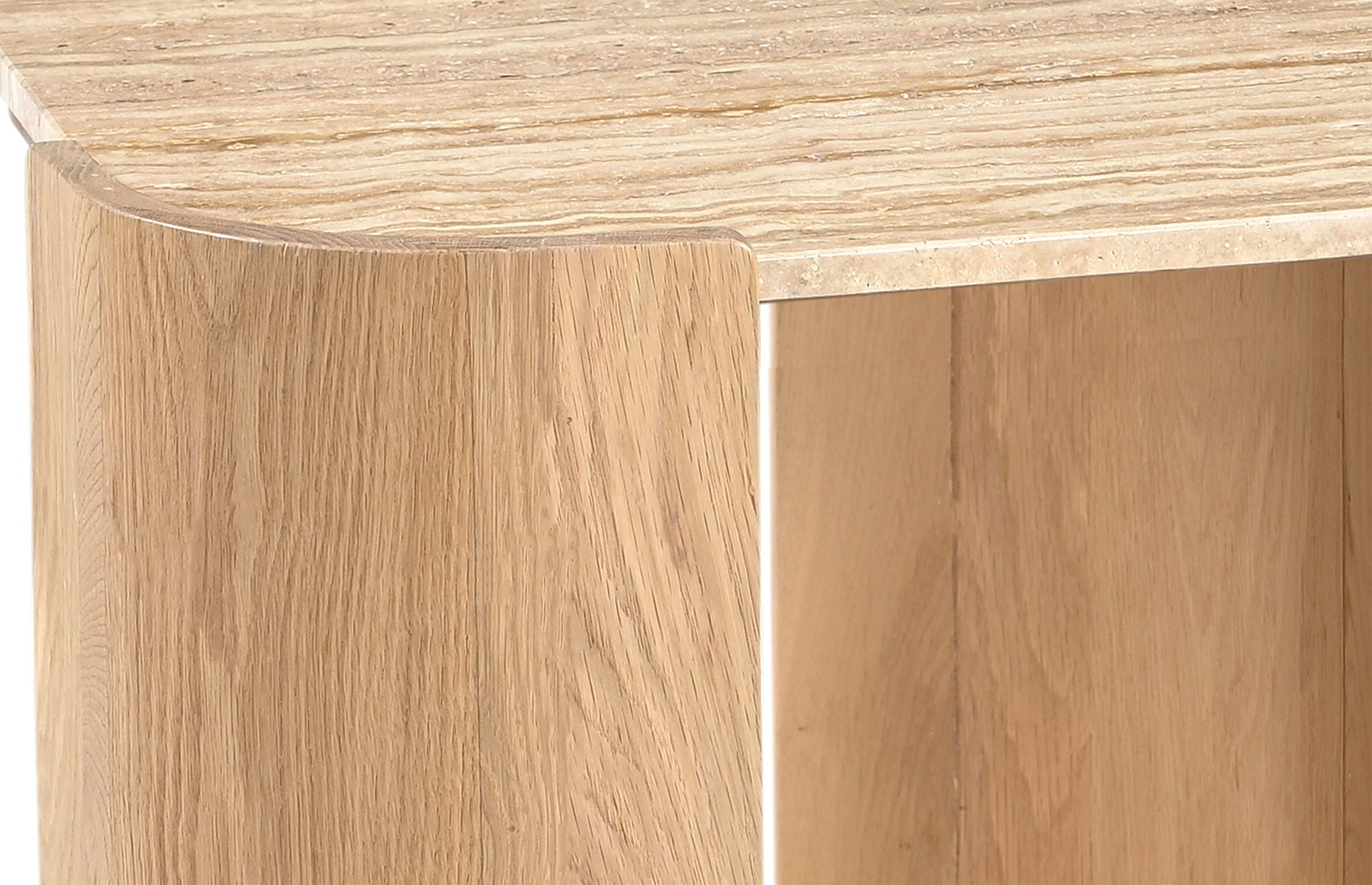 Calabria - Marble And Oak Wood Table