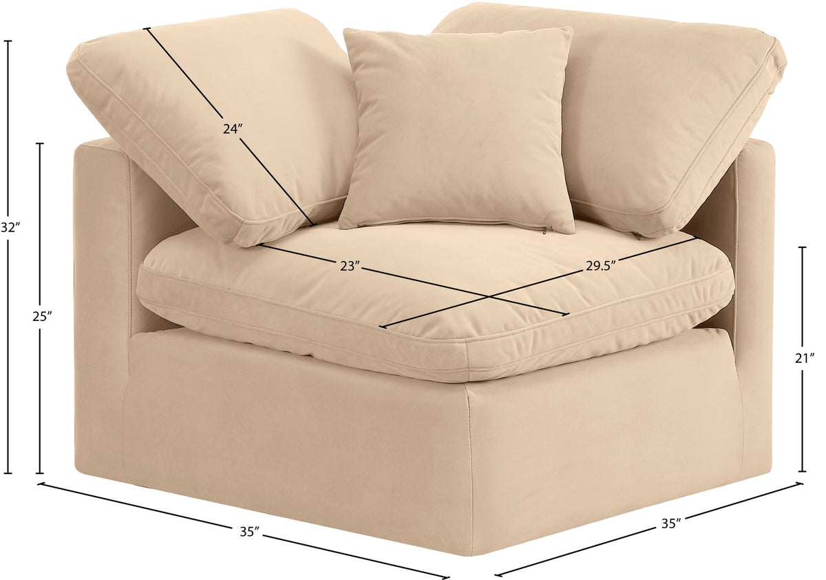 Indulge - Velvet Corner Chair