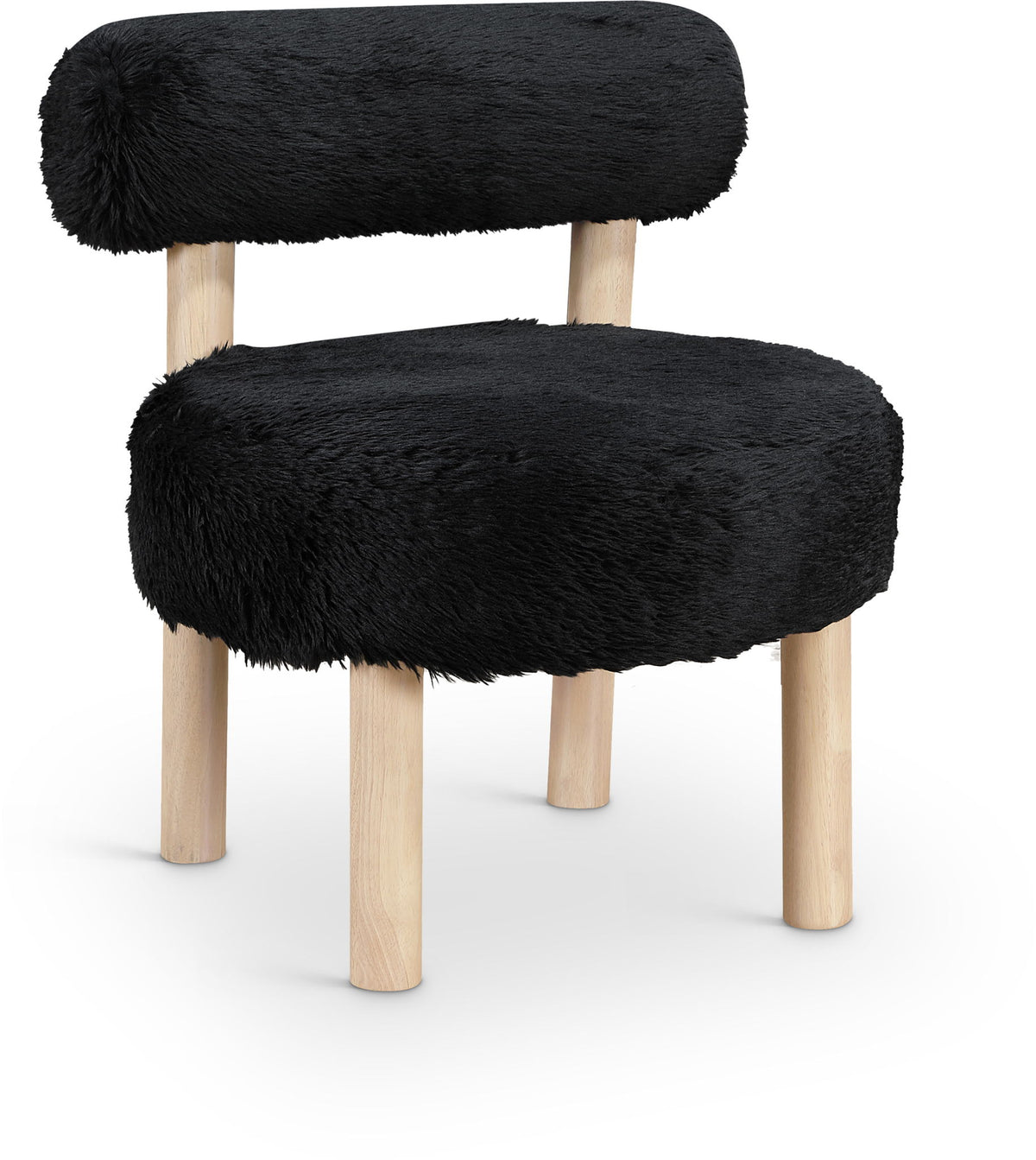 Ambre - Shearling Fabric Accent Chair