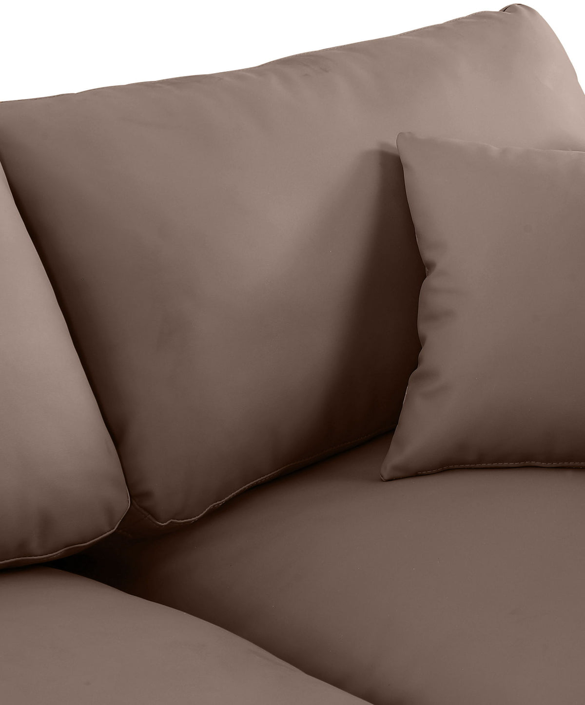 Comfy - Faux Leather Armless Chair