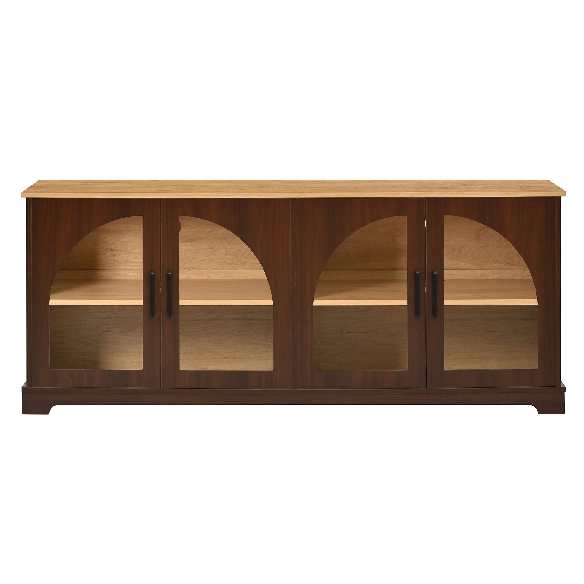 TV Stand With Semi Arched Doors