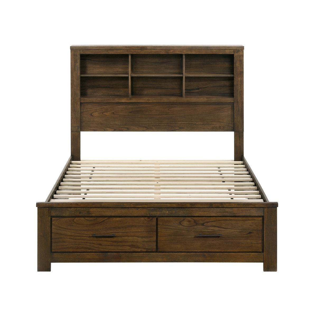 Sullivan - Wall Platform Bed (Bed, 2 Nightstands, 2 Nightstands With Wall Panel)