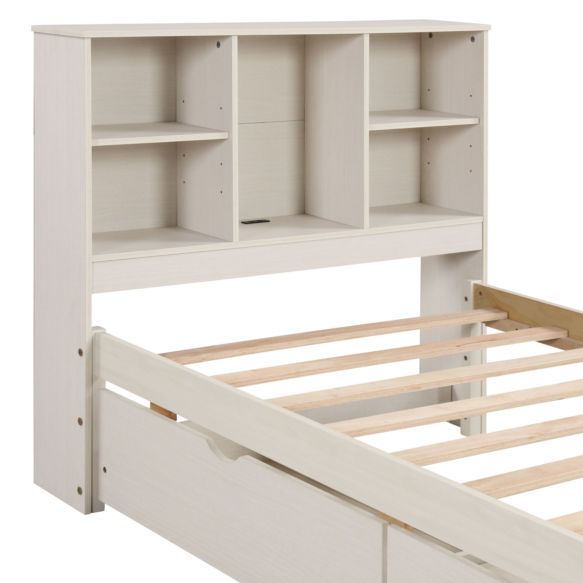 Bed Frame With Built In USB Port And 2 Drawers