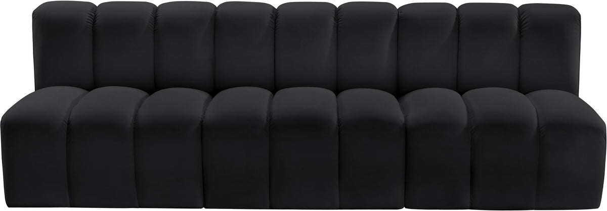 Arc - Faux Leather 3 Seats Modular Sofa