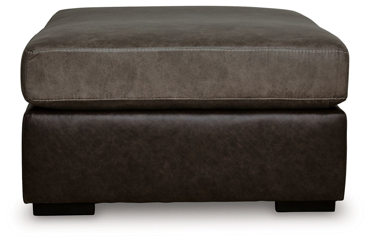 Castille Way - Oversized Accent Ottoman - Fossil