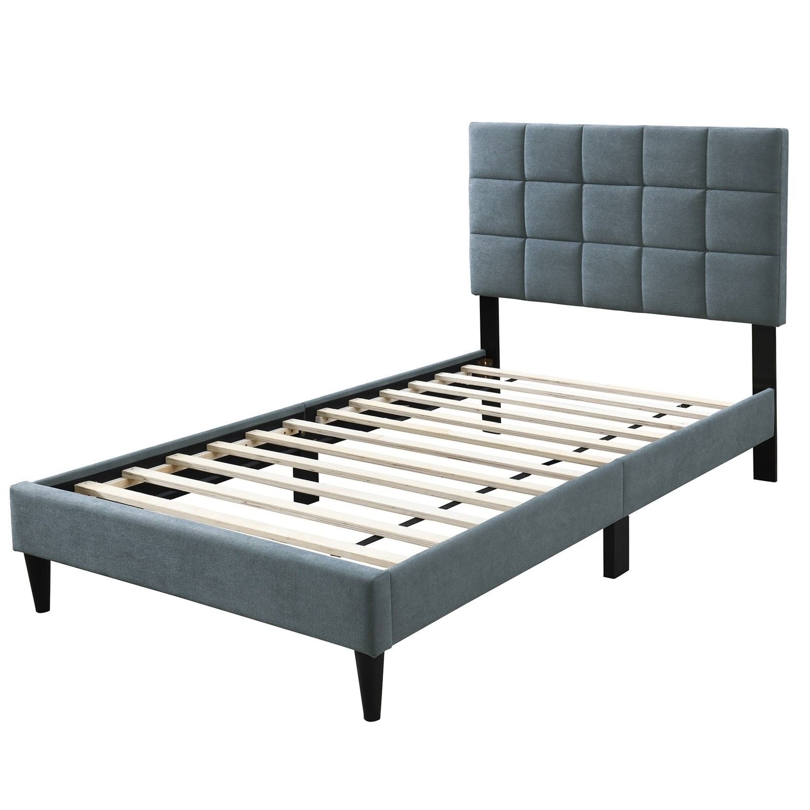 Modern Bed With Adjustable Headboard