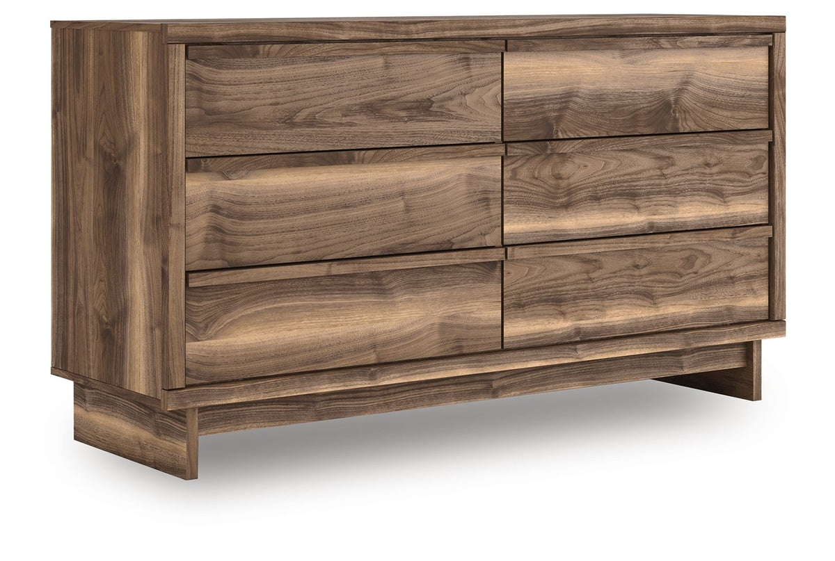 Chirason - Six Drawer Dresser - Brown