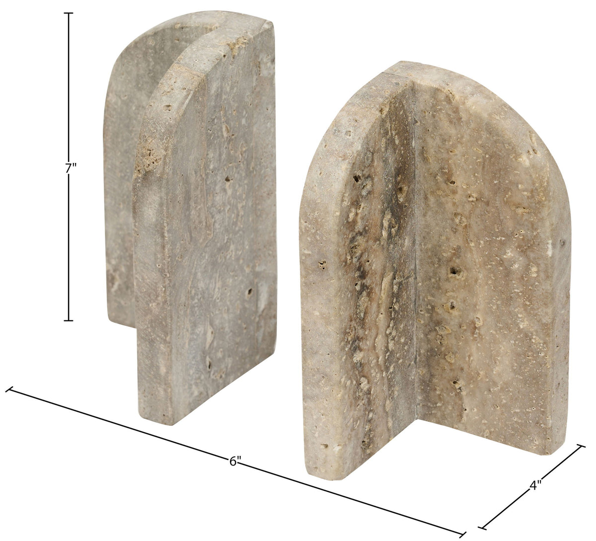 Dufresne - Genuine Marble Bookend