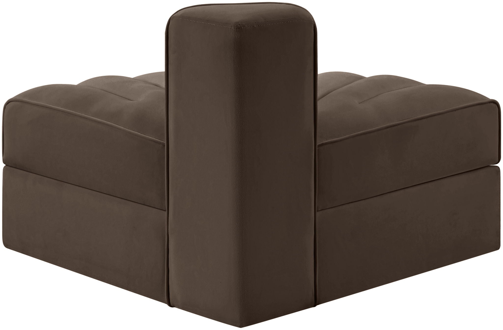 Rummi - Velvet Performance Fabric Upholstered Modular Chair