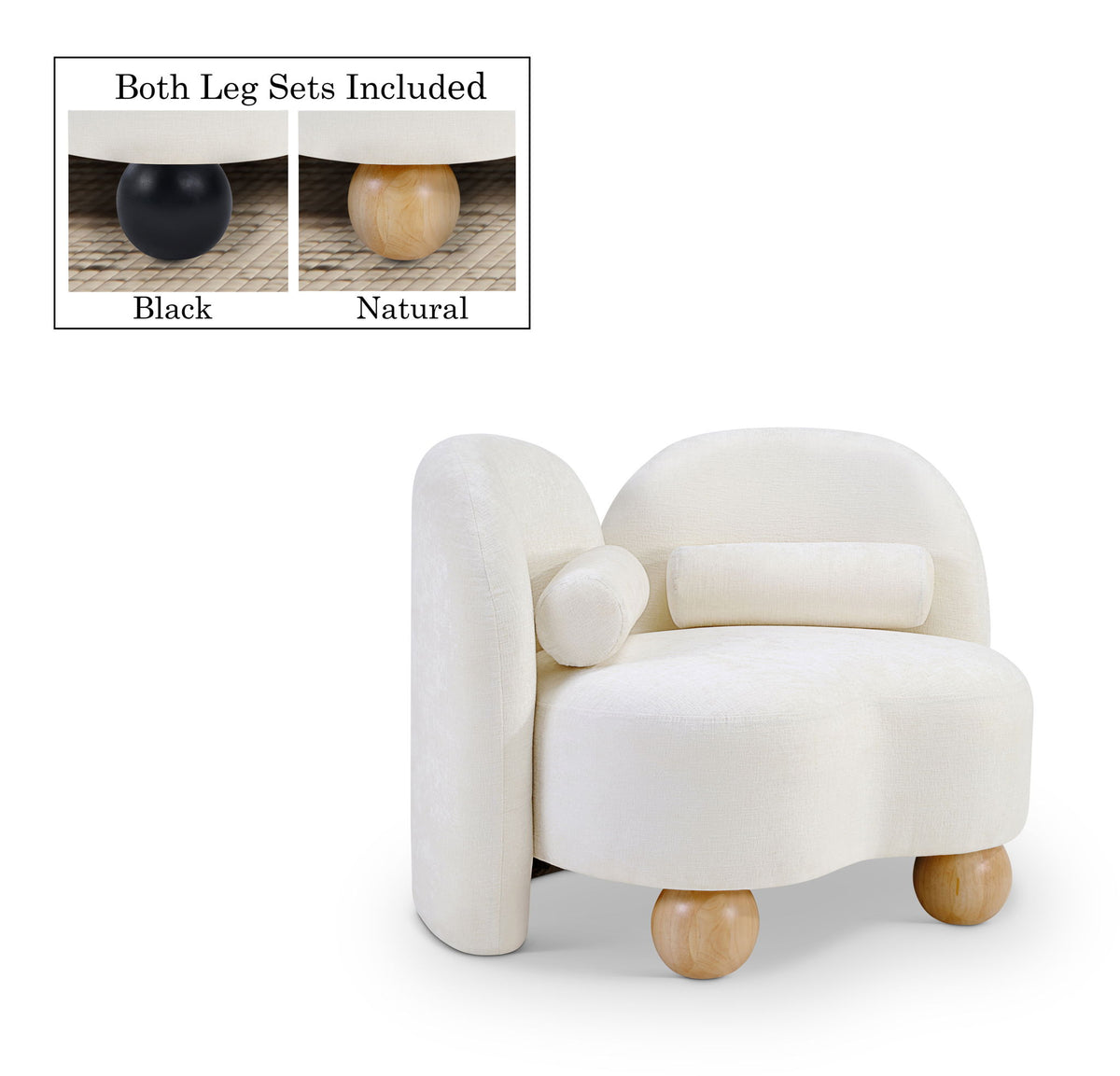 Daphne - Chenille Chair