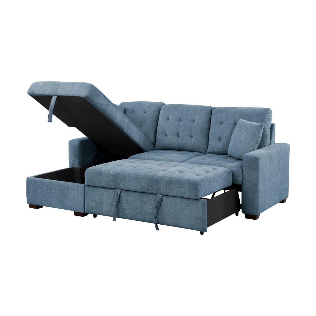 Waitsfield - Sectional With Chaise, Pull-Out Bed And Hidden Storage