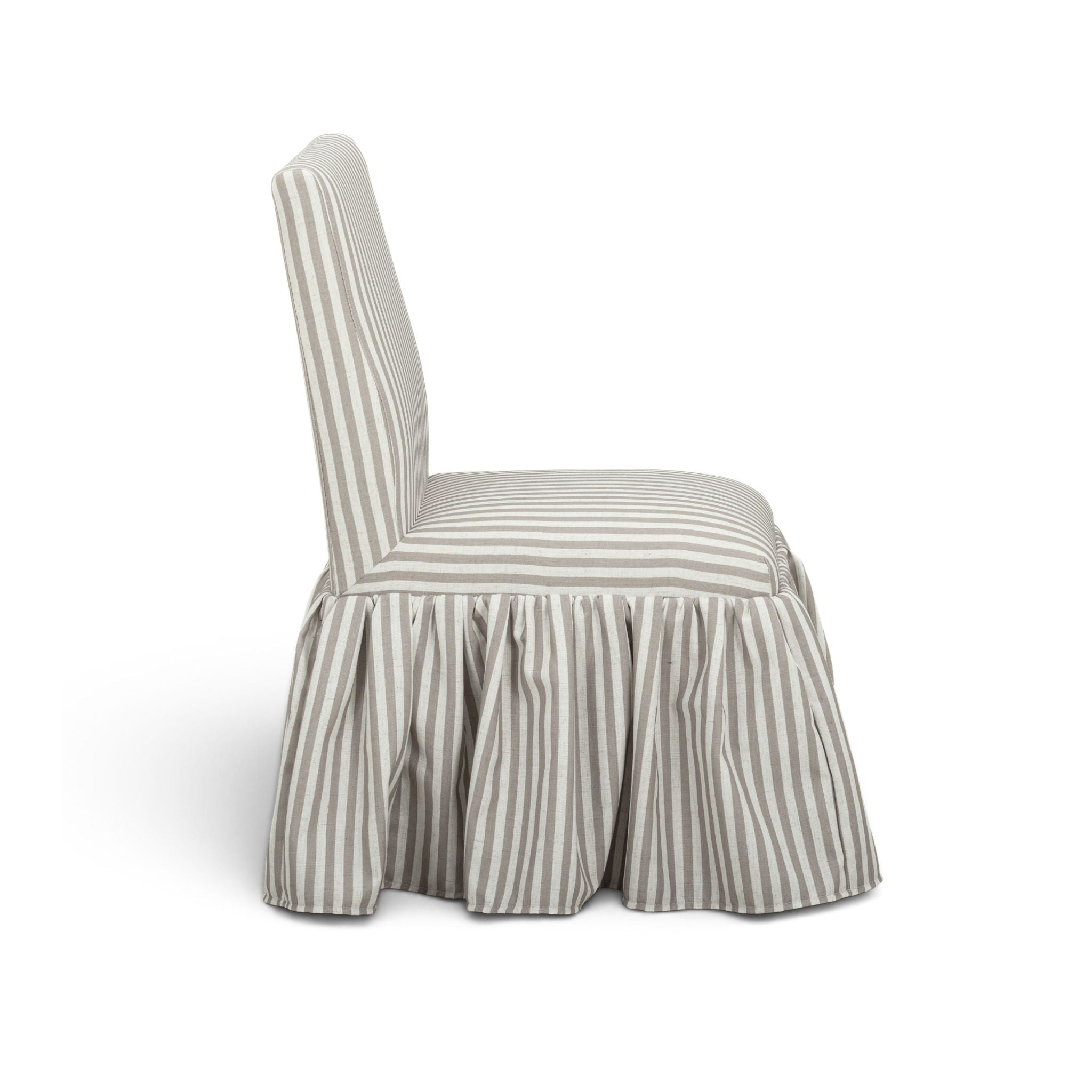 Gertrude - Striped Linen Dining Chair