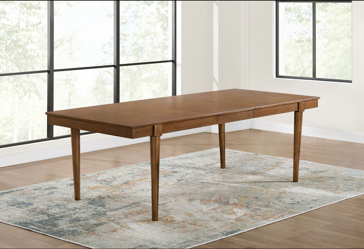 Lyncott - Rectangular Dining Room Extension Table - Brown