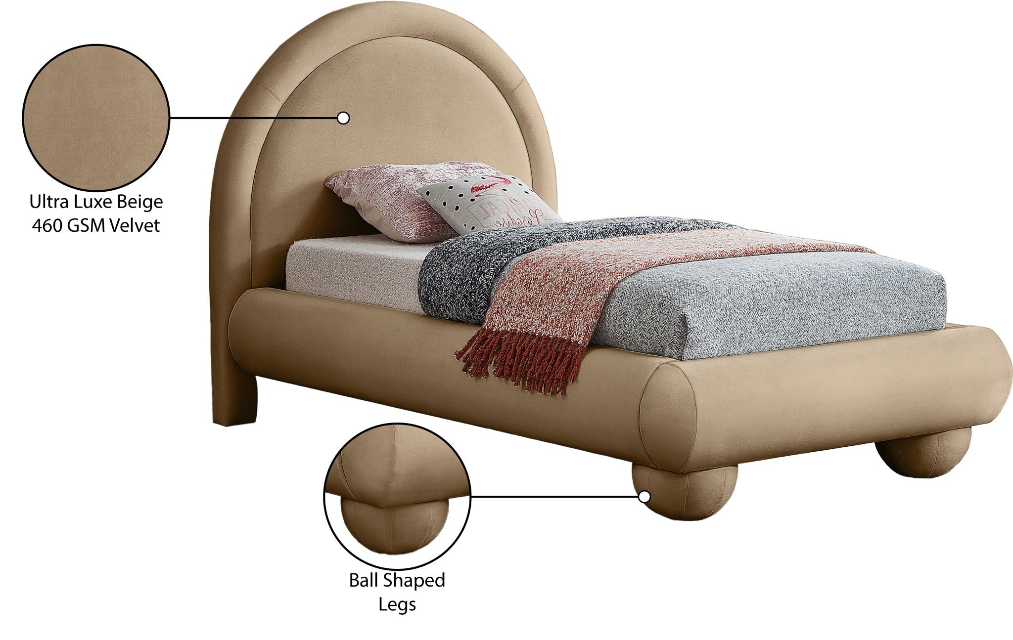 Madrid - Upholstered Bed