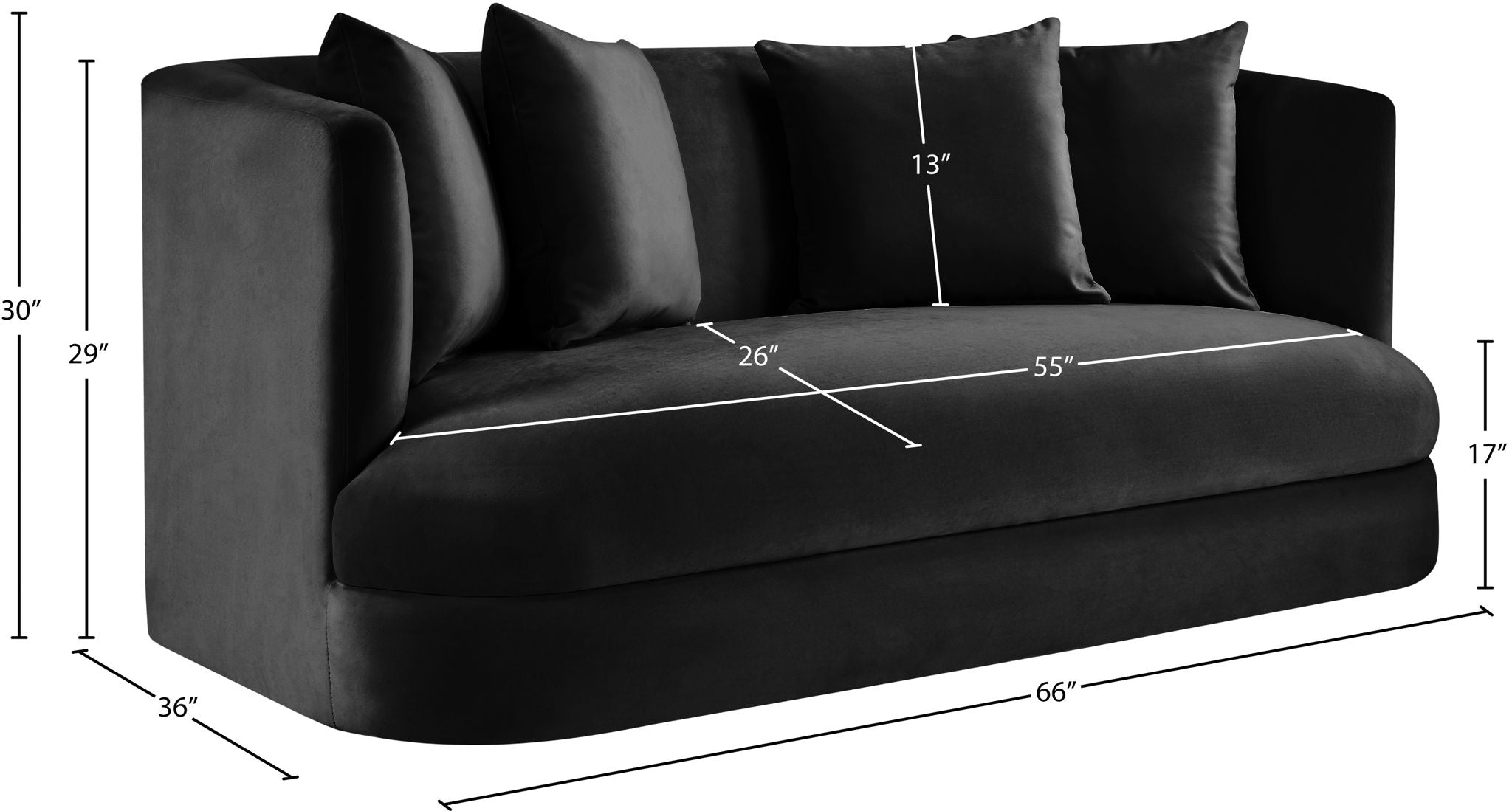 Alder - Loveseat