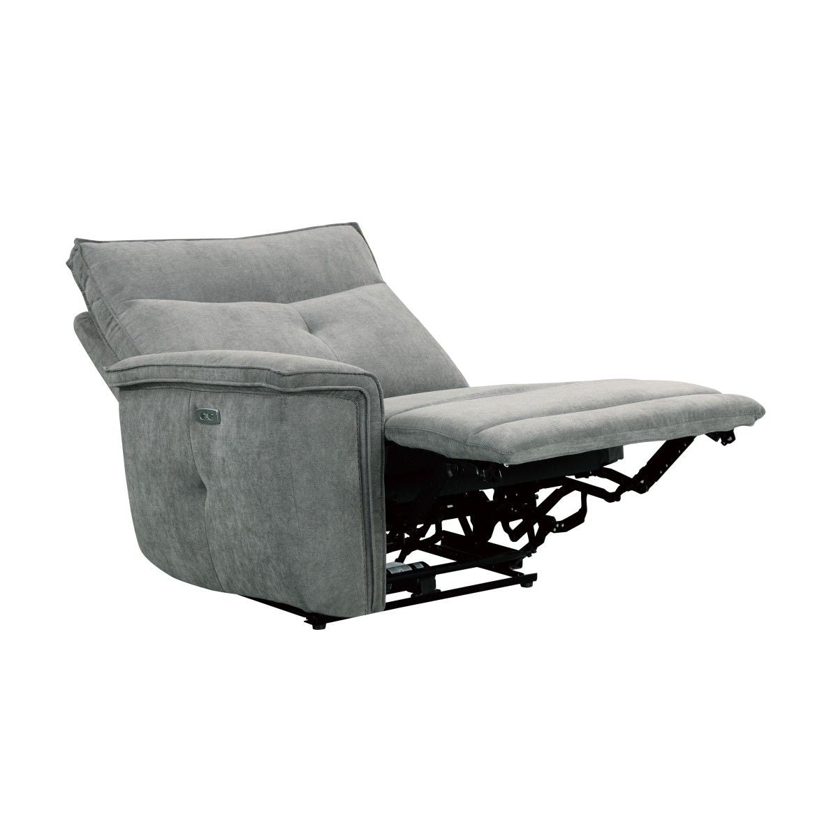 Tesoro - 3 Piece Power Double Reclining Sofa - Dark Gray
