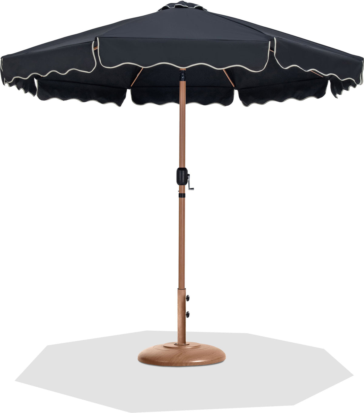 Amalfi - Patio Umbrella - Light Brown Base / Light Brown Pole