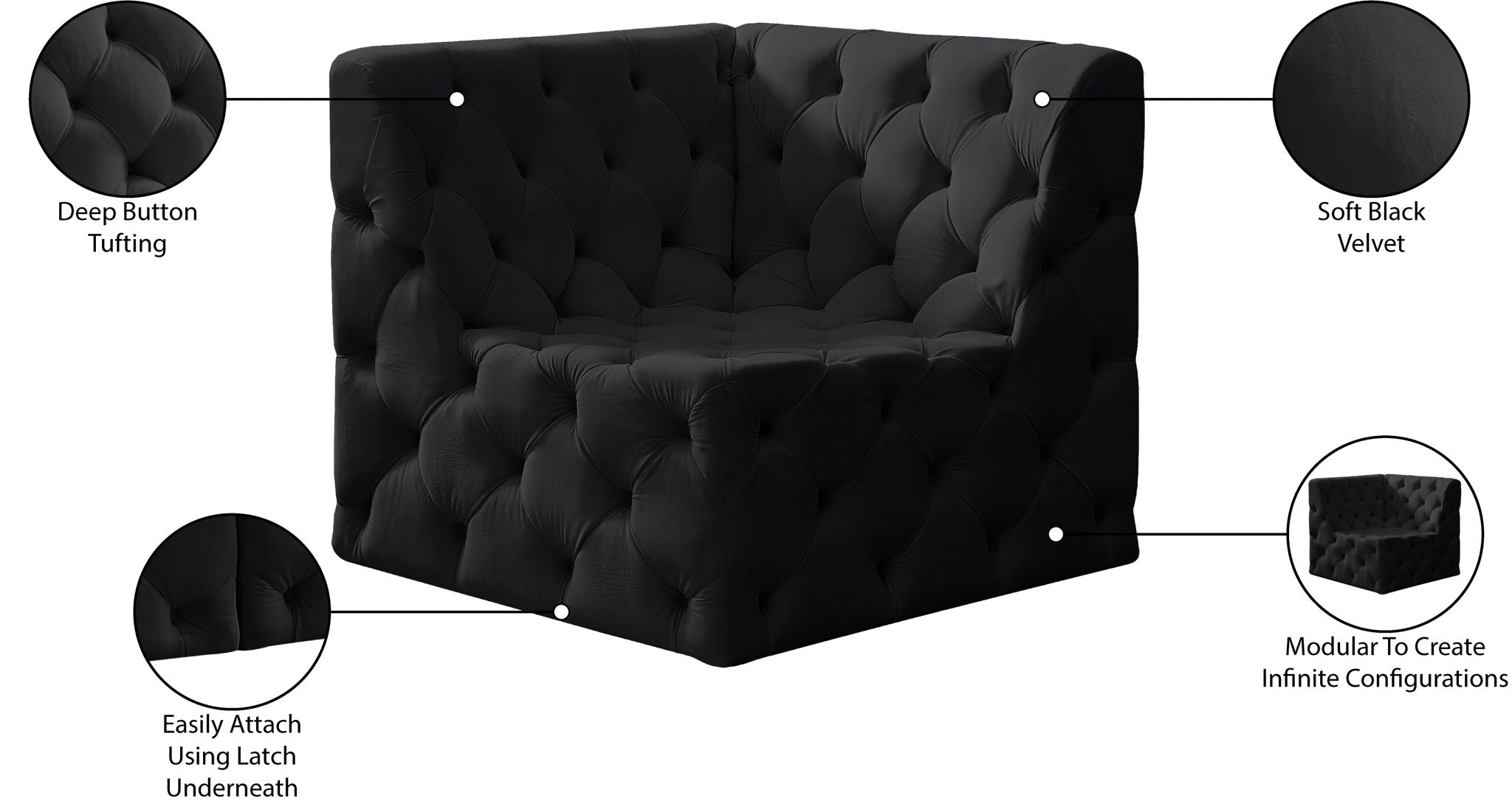 Tuft - Corner Chair