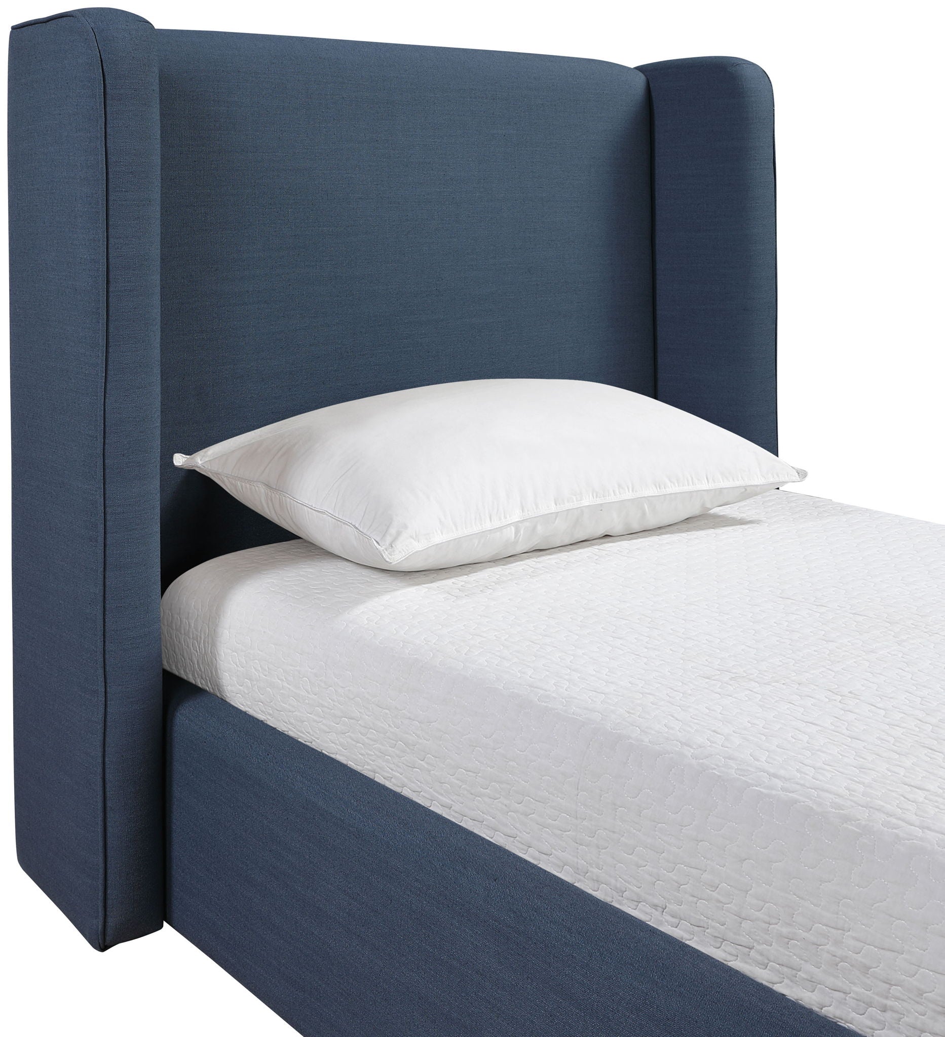 Kendall - Linen Textured Fabric Upholstered Bed