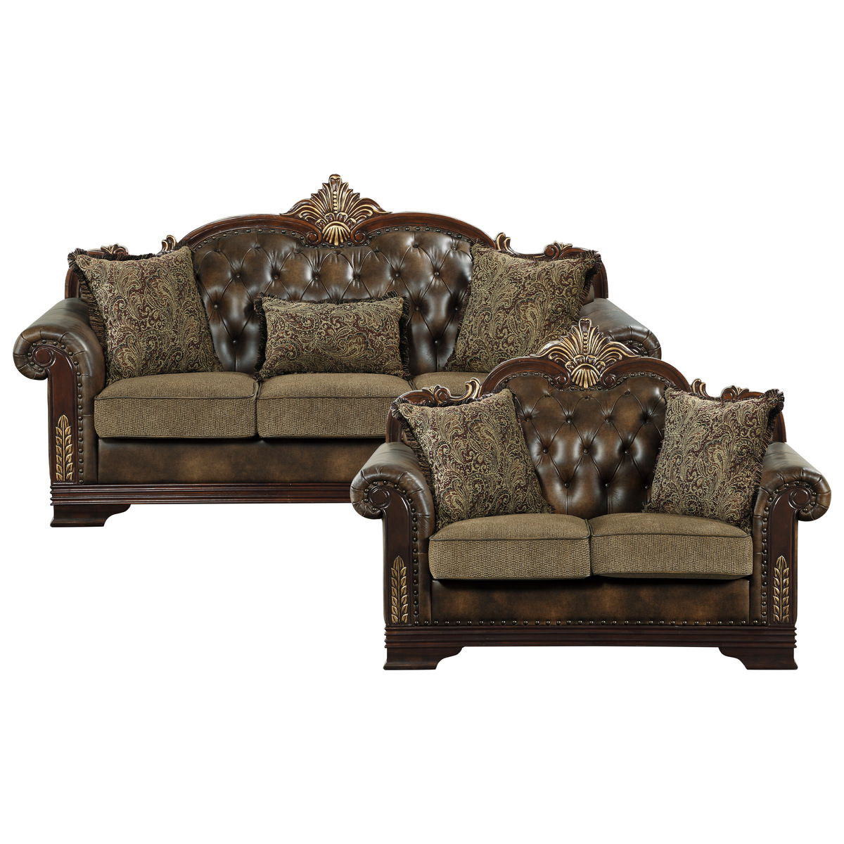Croydon - Sofa & Loveseat - Brown