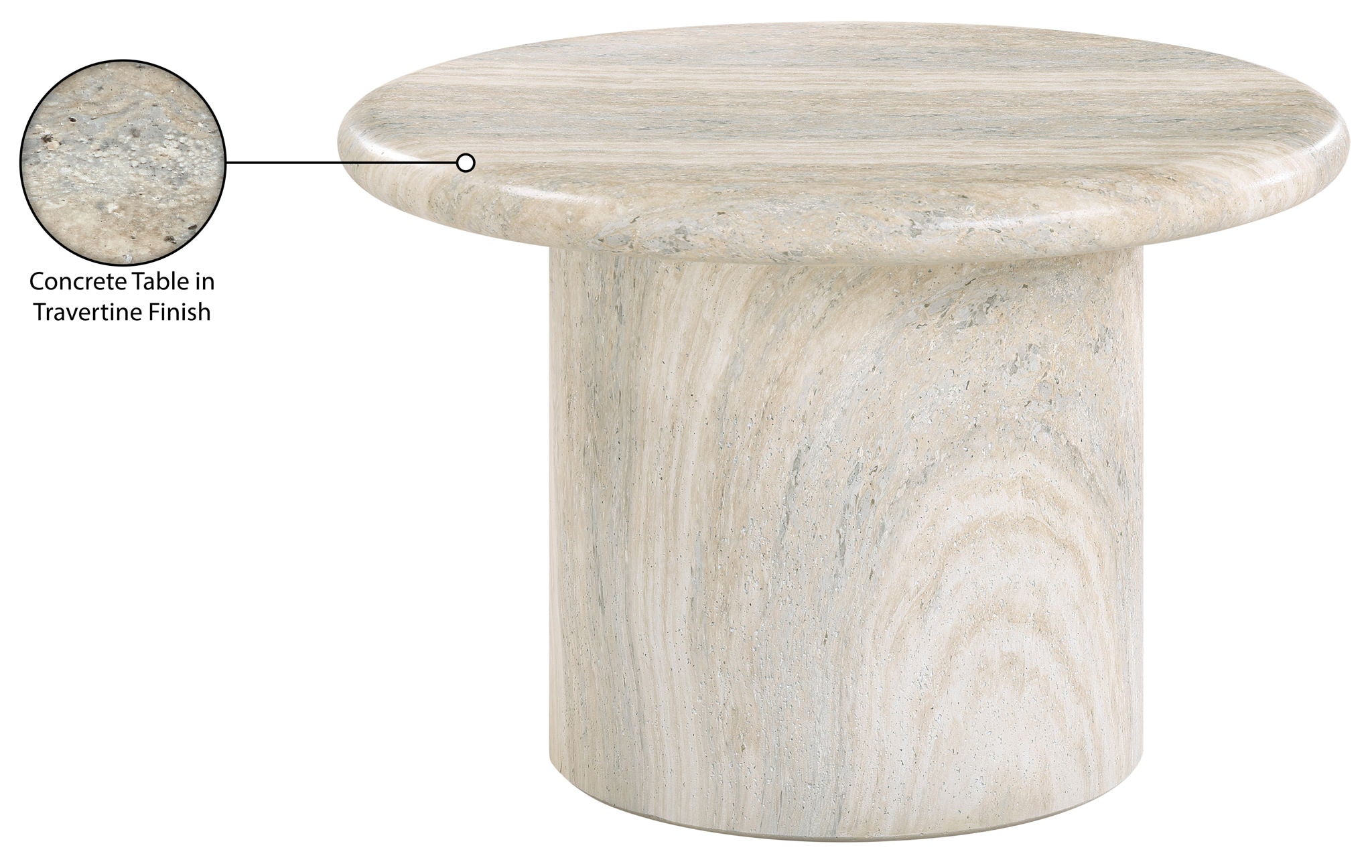 Emara - Concrete And Fiberglass Indoor / Outdoor Coffee Table