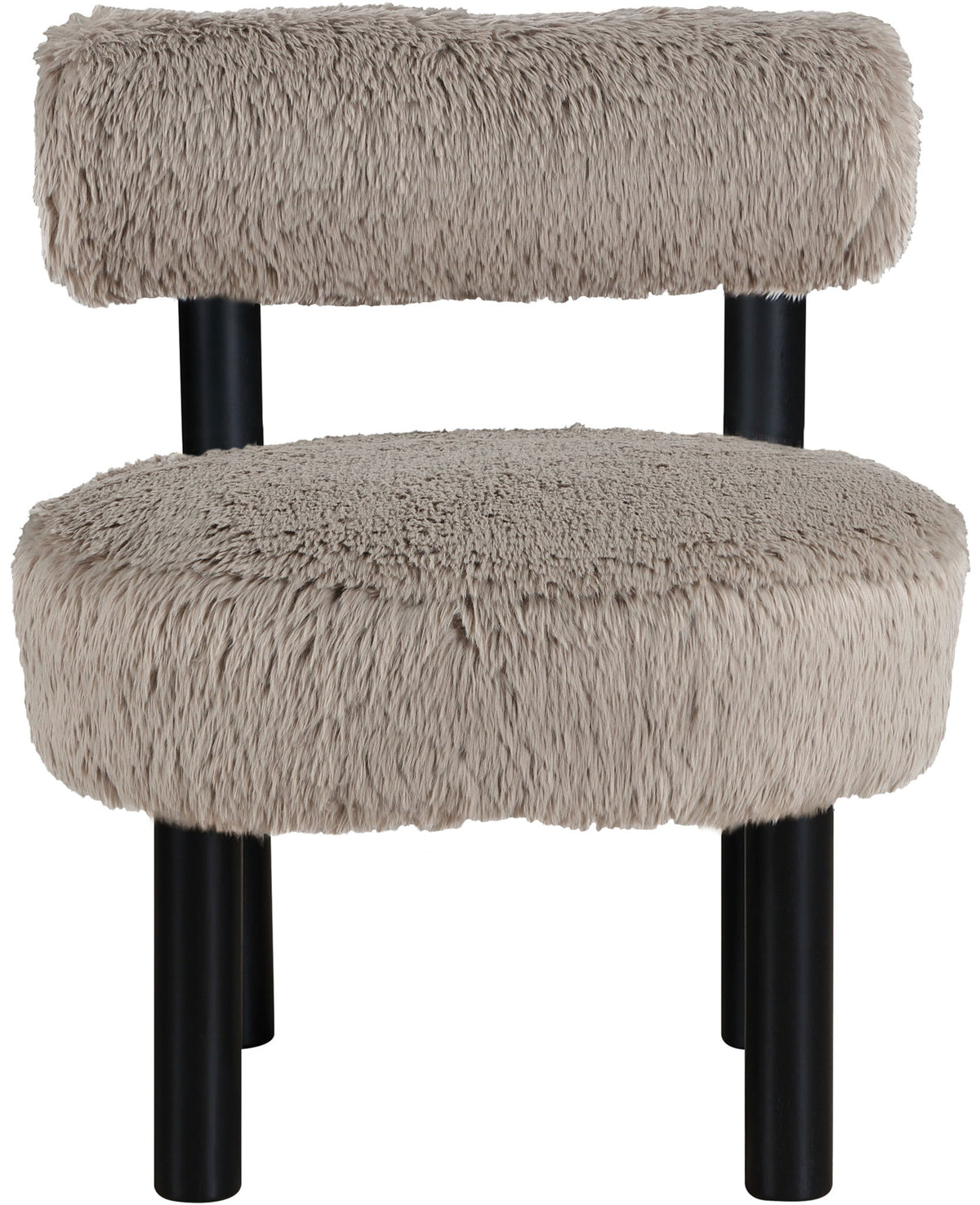 Ambre - Vegan Shearling Fabric Upholstered Accent Chair