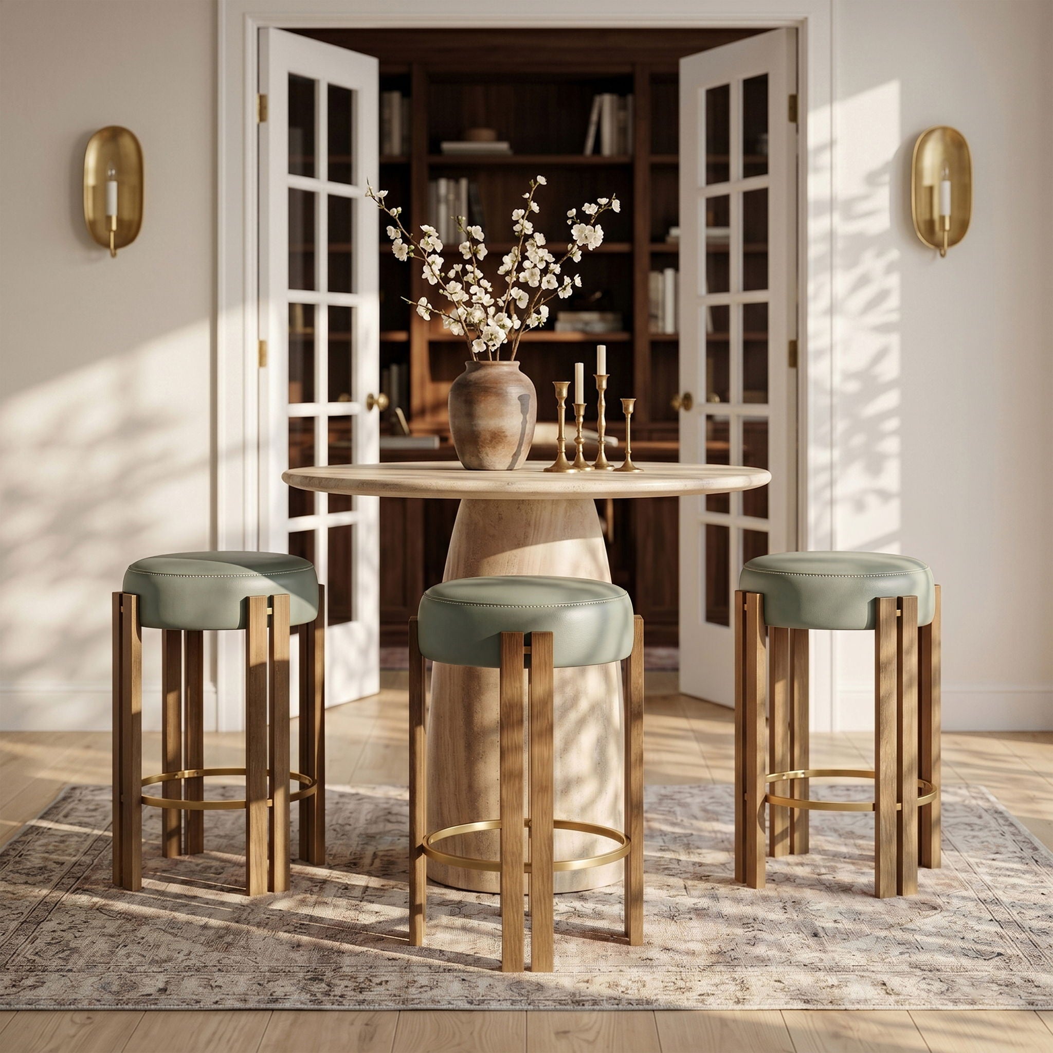 Harrison - Vegan Leather Counter Stool
