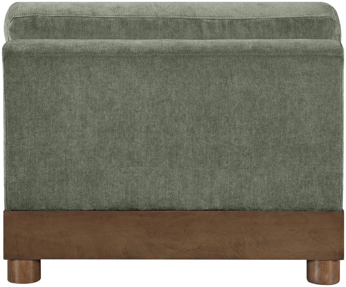 Turin - Chenille Fabric Upholstered Modular Armless Chair