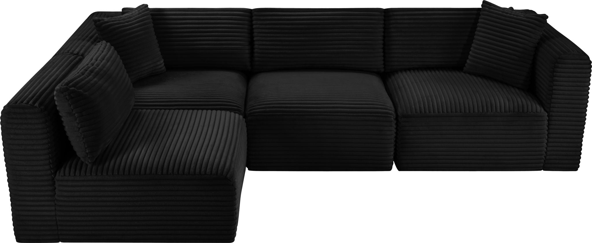 Shaggy - 4 Piece Modular Sectional