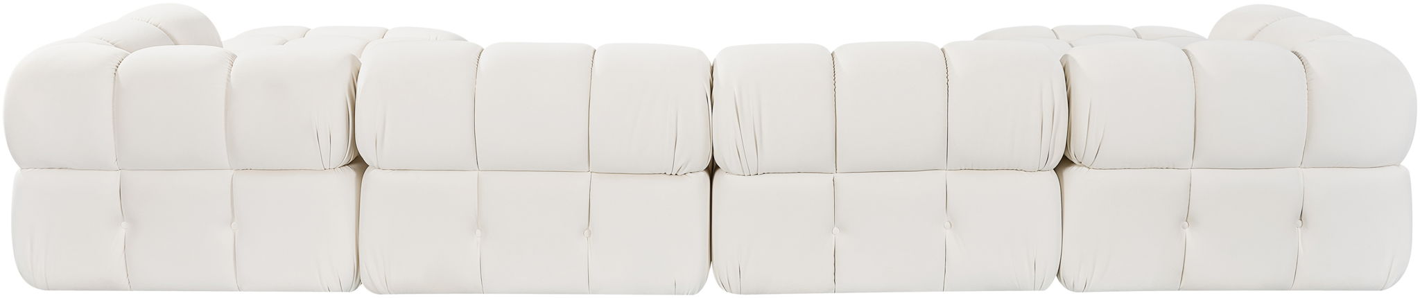 Orin - Velvet 6 Piece Modular Double Chaise Sectional