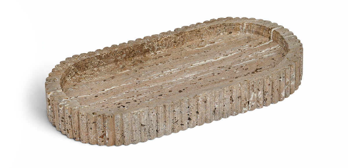 Khloe - Travertine Tray