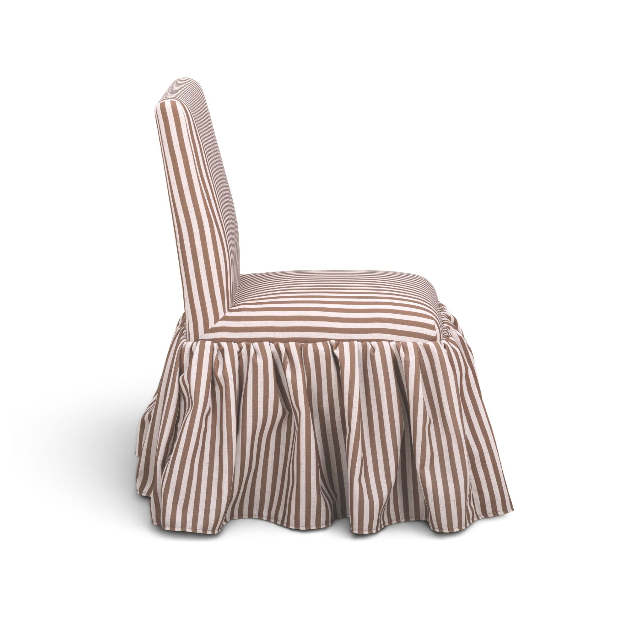 Gertrude - Striped Linen Dining Chair